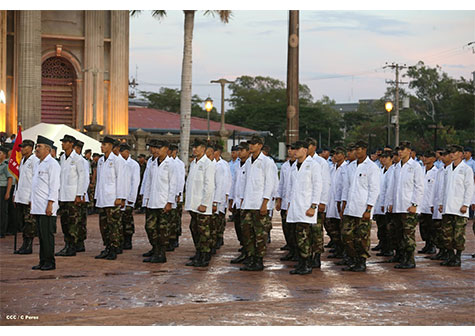 Daniel y Rosario presiden acto en saludo al 34 aniversario del Cuerpo Médico Militar