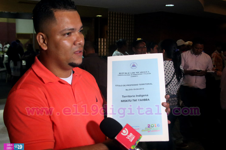 Pueblos originarios de la Costa Caribe agradecen al Presidente Daniel el reconocimiento de su derecho a la tierra