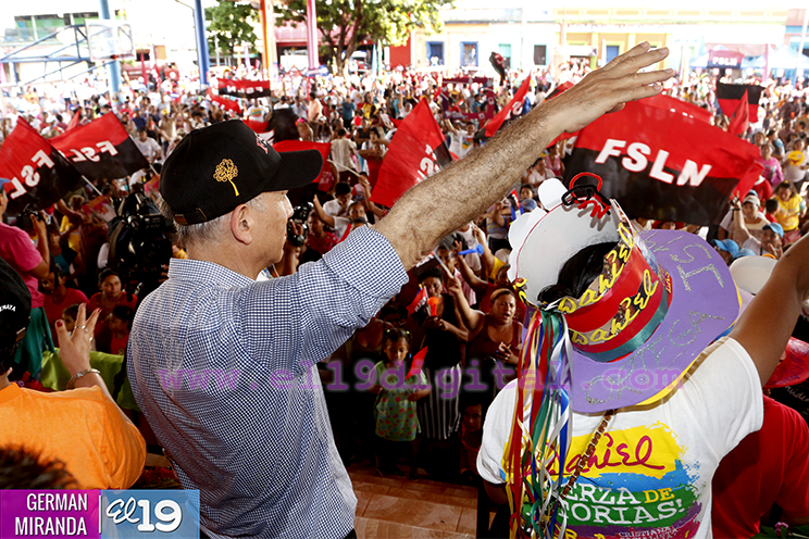 Chinandega camina en alegría por un nuevo triunfo del Pueblo-Presidente