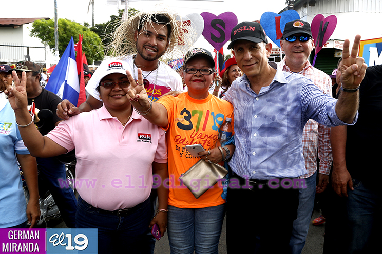 Chinandega camina en alegría por un nuevo triunfo del Pueblo-Presidente