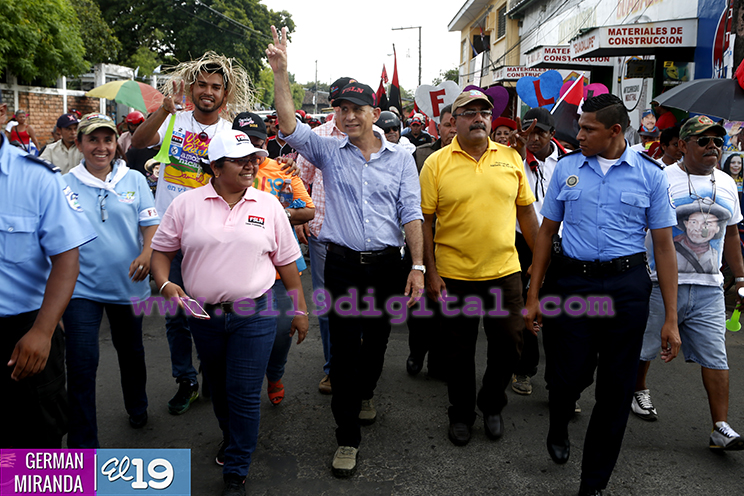 Chinandega camina en alegría por un nuevo triunfo del Pueblo-Presidente