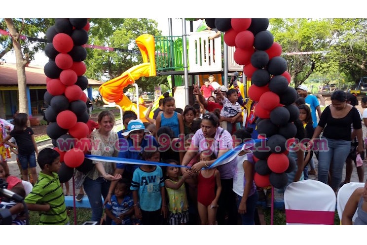 Xiloá ya cuenta con nueva área de juegos infantiles