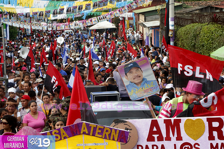 Todo el pueblo de Ticuantepe comprometido a garantizar continuidad de Gobierno Sandinista