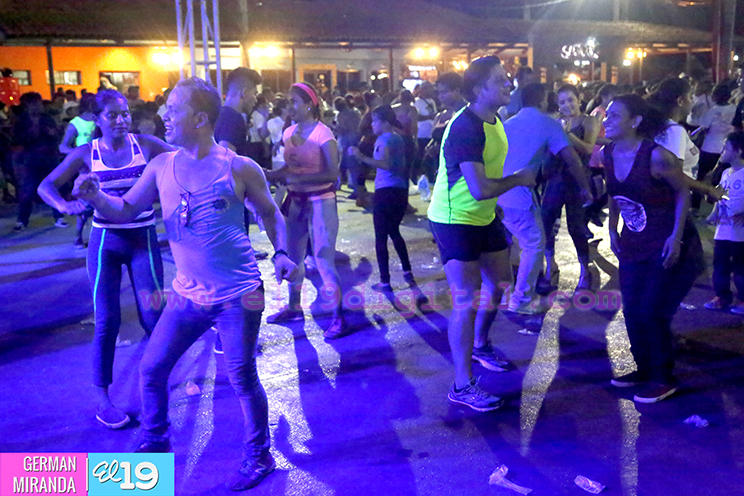 Jóvenes protagonizan alegre Bailatón "Amor a Nicaragua"  