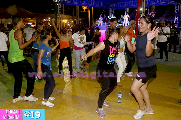 Jóvenes protagonizan alegre Bailatón "Amor a Nicaragua"  