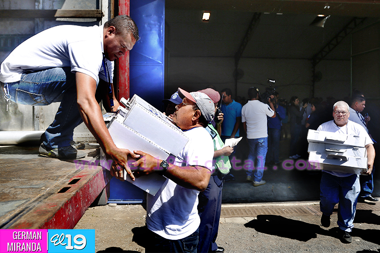 Comienza traslado de valijas electorales en los municipios de Managua