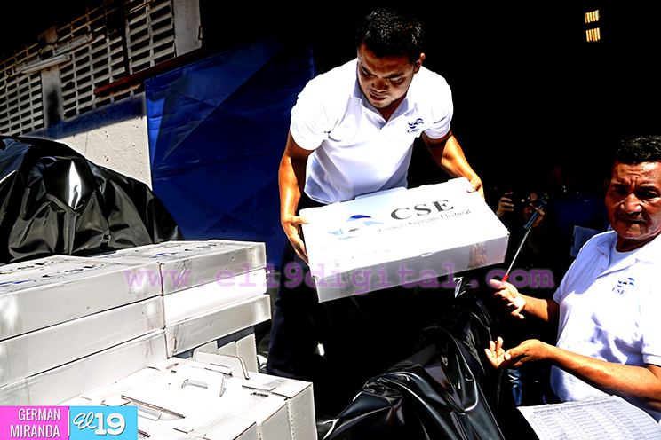 Comienza traslado de valijas electorales en los municipios de Managua