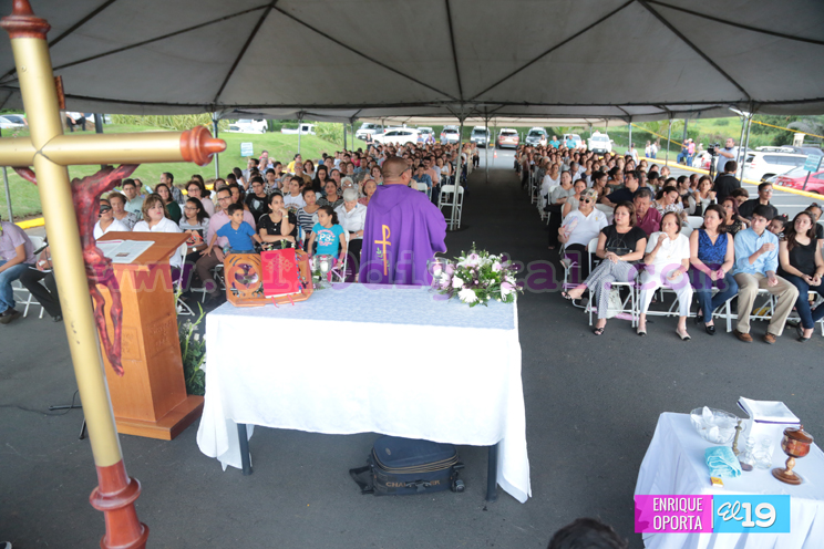 Sierras de Paz celebran eucaristía con las familias