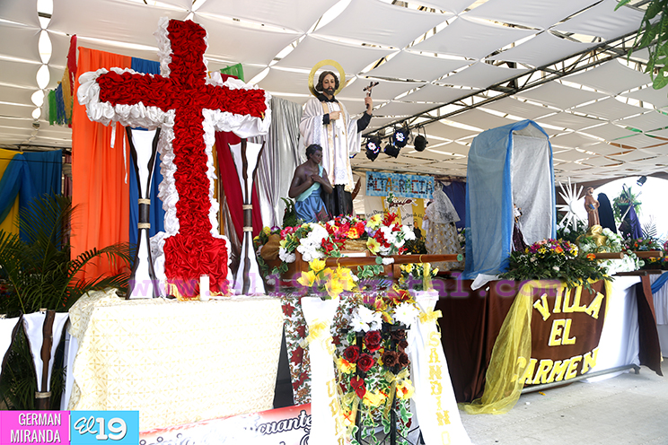Exposición de Nuestros Santos Patronos se vive en el corazón del pueblo nicaragüense