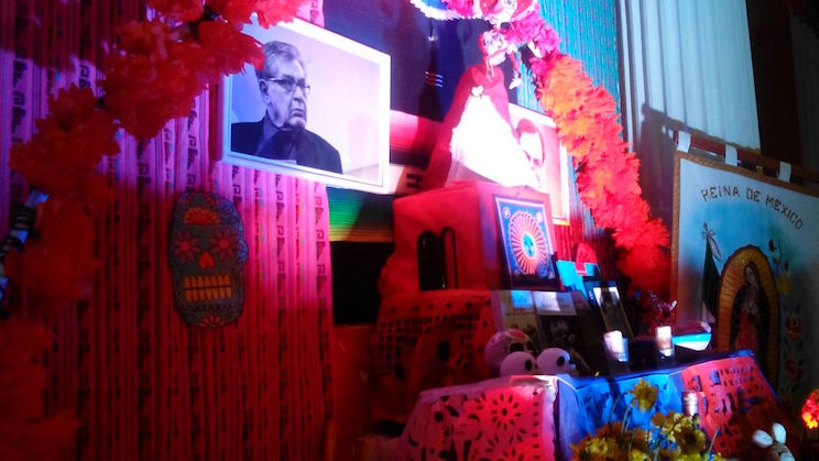 Inauguran Altar del Día de los Muertos dedicado a Rubén Darío y José Emilio Pacheco