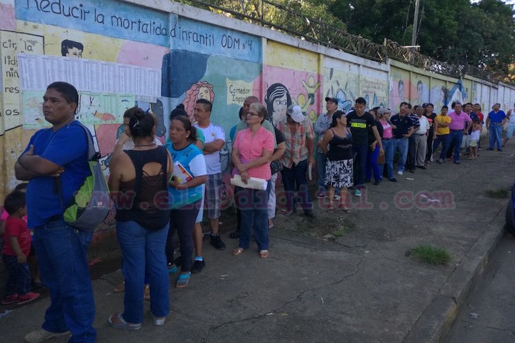 Aperturan Centros de Votación en Managua