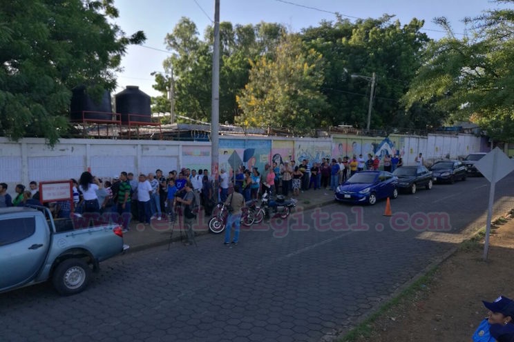 Aperturan Centros de Votación en Managua