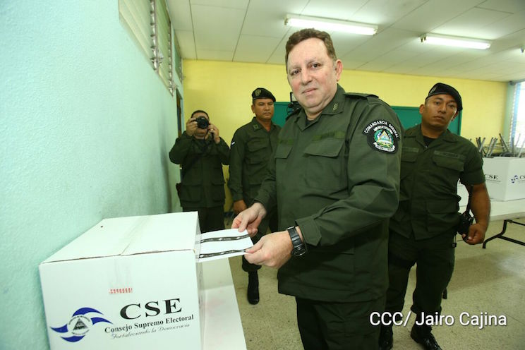 General Avilés:  el derecho al voto se está desarrollando con calma en el territorio nacional