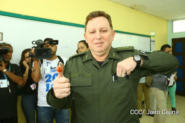General Avilés:  el derecho al voto se está desarrollando con calma en el territorio nacional