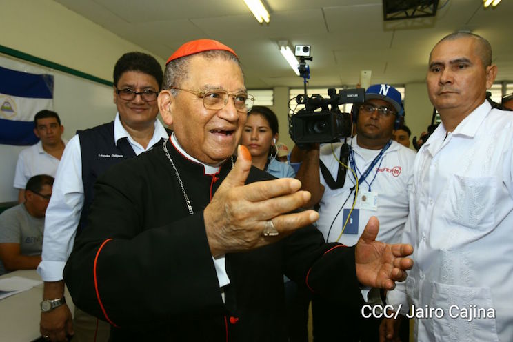 Cardenal Miguel Obando: debemos trabajar para tener una paz apoyada en el amor y la justicia