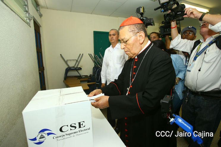Cardenal Miguel Obando: debemos trabajar para tener una paz apoyada en el amor y la justicia
