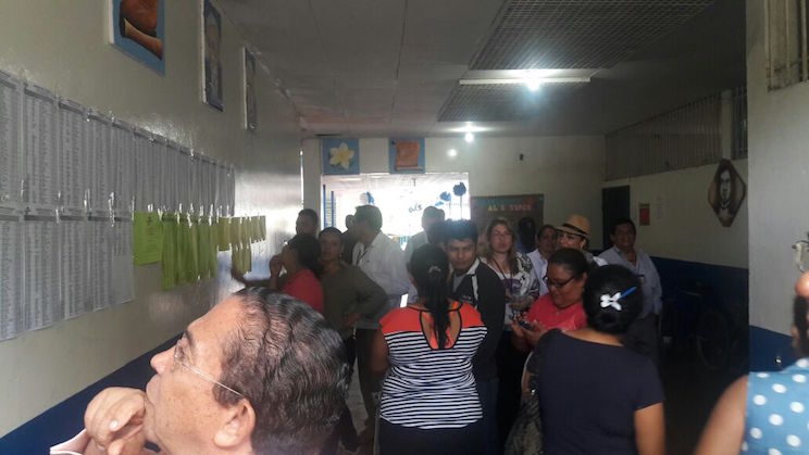Acompañantes electorales llegan a Masaya