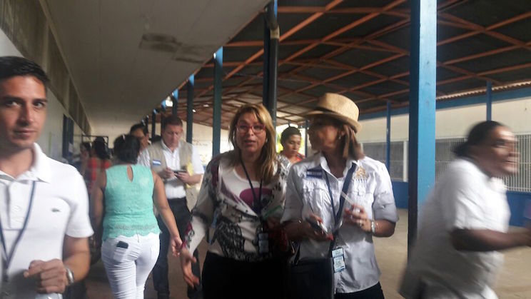 Acompañantes electorales llegan a Masaya