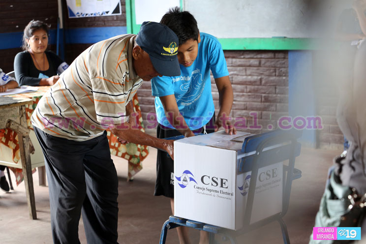 Fiesta electoral con buen desarrollo en el departamento de Masaya