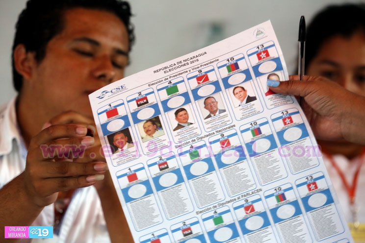 Fiesta electoral con buen desarrollo en el departamento de Masaya