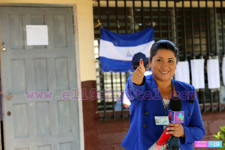 Fiesta electoral con buen desarrollo en el departamento de Masaya