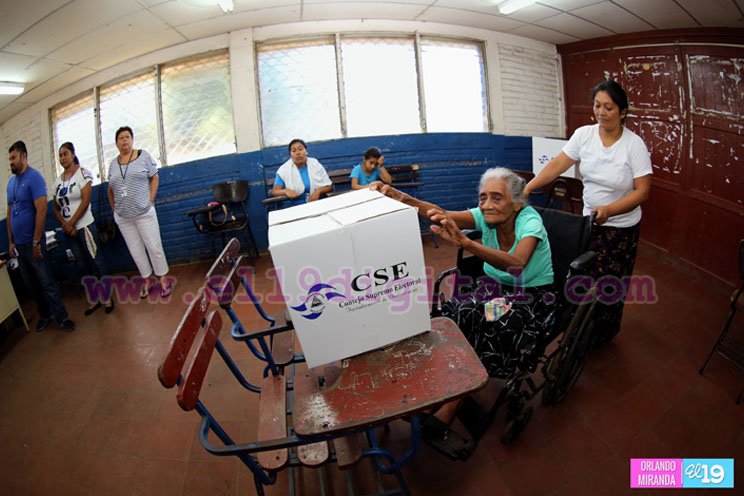 Fiesta electoral con buen desarrollo en el departamento de Masaya