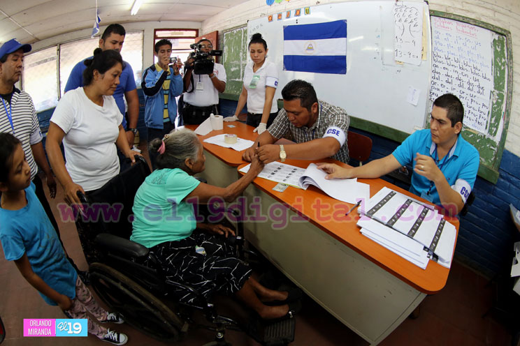 Fiesta electoral con buen desarrollo en el departamento de Masaya