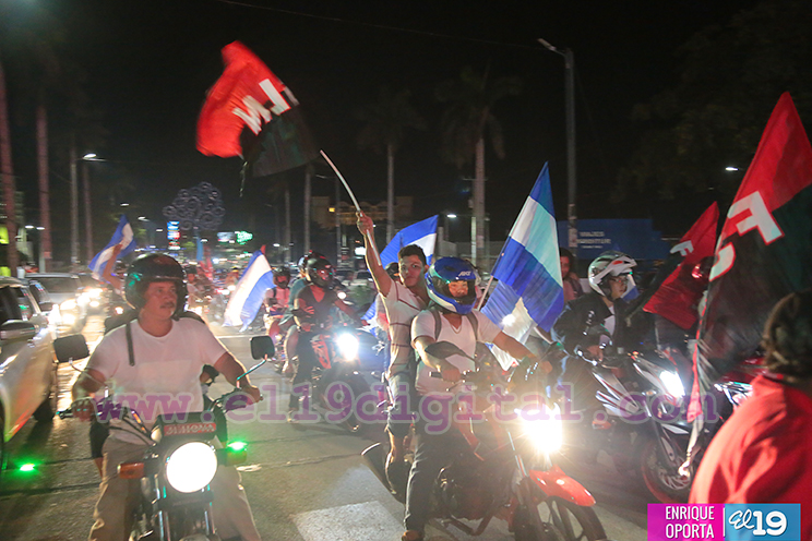 Tiempo de Victorias! Pueblo-Presidente celebra triunfo con el Frente Sandinista (+FOTOS)