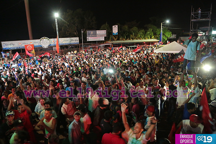 Tiempo de Victorias! Pueblo-Presidente celebra triunfo con el Frente Sandinista (+FOTOS)