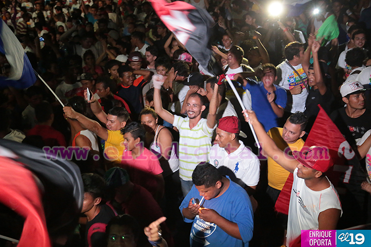 Tiempo de Victorias! Pueblo-Presidente celebra triunfo con el Frente Sandinista (+FOTOS)