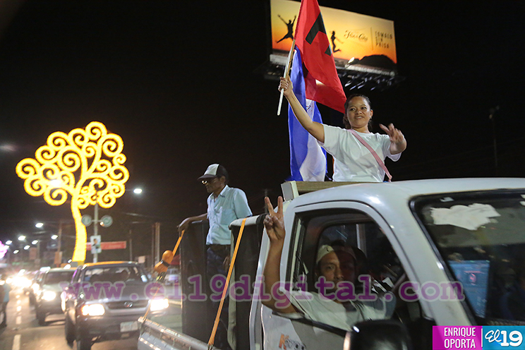 Tiempo de Victorias! Pueblo-Presidente celebra triunfo con el Frente Sandinista (+FOTOS)