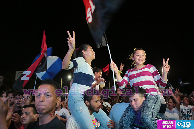 Tiempo de Victorias! Pueblo-Presidente celebra triunfo con el Frente Sandinista (+FOTOS)