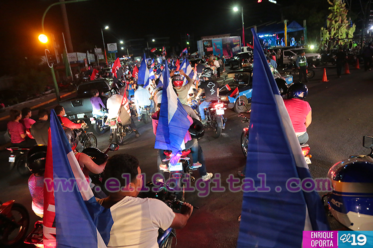 Tiempo de Victorias! Pueblo-Presidente celebra triunfo con el Frente Sandinista (+FOTOS)