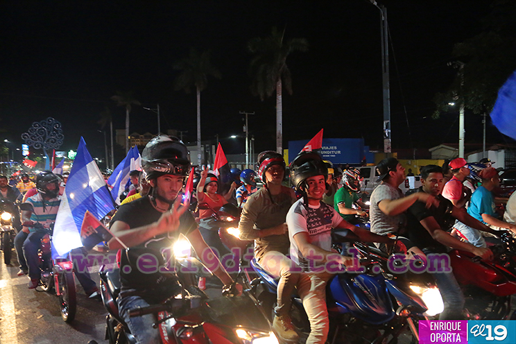 Tiempo de Victorias! Pueblo-Presidente celebra triunfo con el Frente Sandinista (+FOTOS)