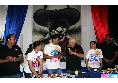 Juventud Sandinista conmemora 35 Aniversario de la Toma del Palacio Nacional