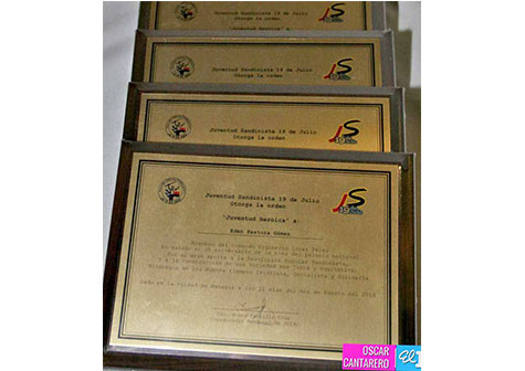 Juventud Sandinista conmemora 35 Aniversario de la Toma del Palacio Nacional