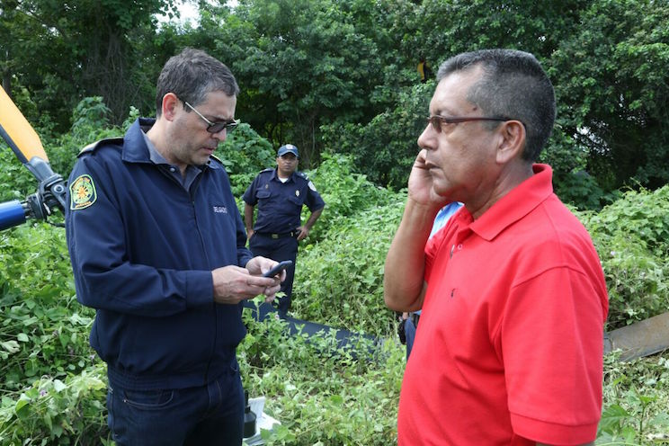 Helicóptero se ve forzado a aterrizar de emergencia en Managua 