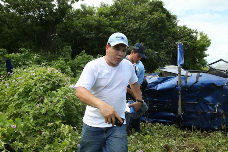 Helicóptero se ve forzado a aterrizar de emergencia en Managua 