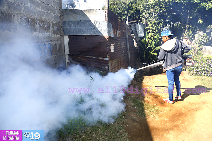 Jornada de fumigación llega al barrio Enrique Smith