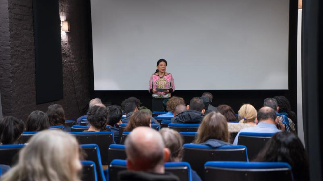Lleno total durante presentación de la película nicaragüense LUBARAUN en Alemania