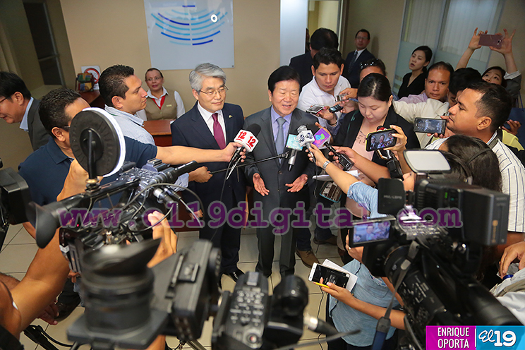 Vicepresidente de la Asamblea Nacional de Corea visita congreso nicaragüense