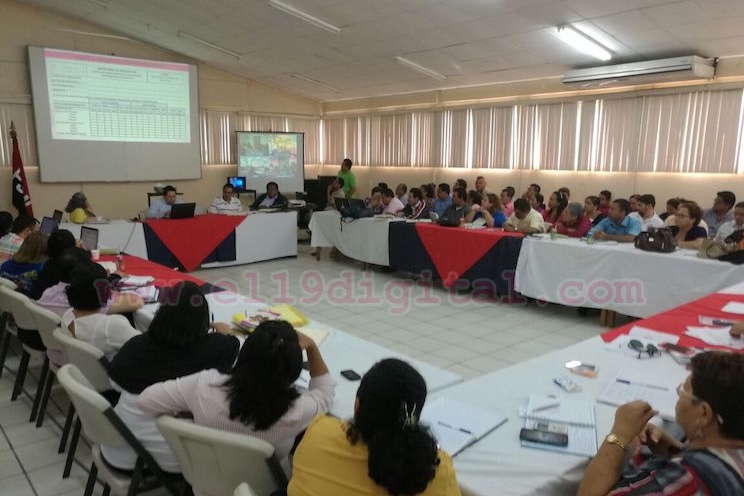 Delegados del MINED sostienen encuentro para afinar detalles de la matrícula escolar 2017