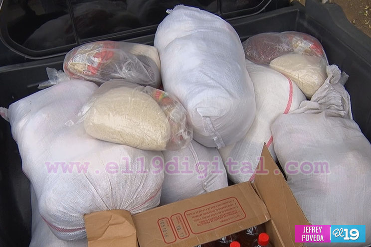 Entregan miles de paquetes alimentarios en Managua