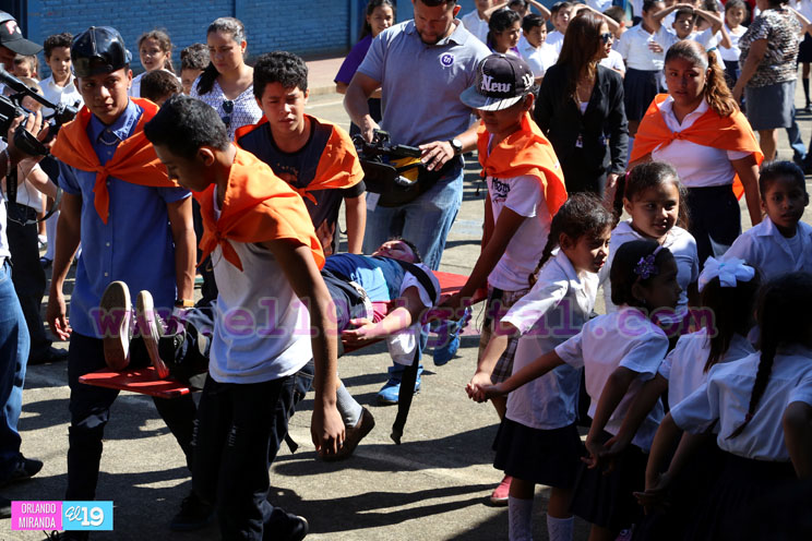 Estudiantes de todo el país protagonizan Décimo Ejercicio de Protección y Salvaguarda de la Vida