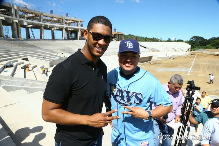 Big leaguers nicas felicitan a Gobierno Sandinista por materializar sueño de un nuevo Estadio Nacional de Béisbol