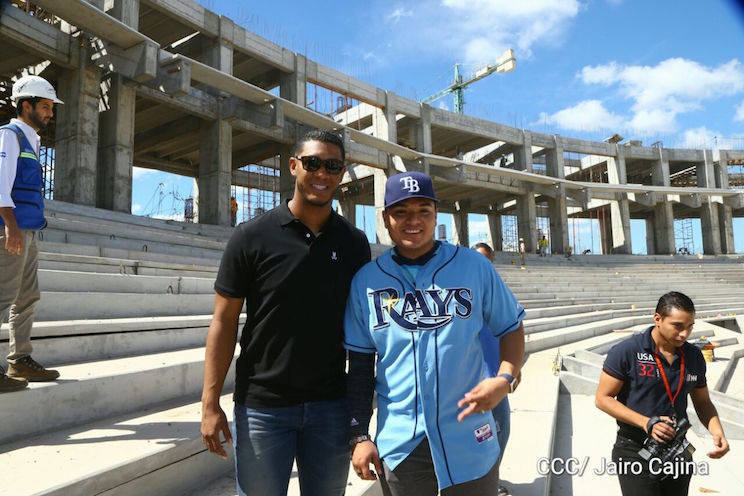 Big leaguers nicas felicitan a Gobierno Sandinista por materializar sueño de un nuevo Estadio Nacional de Béisbol