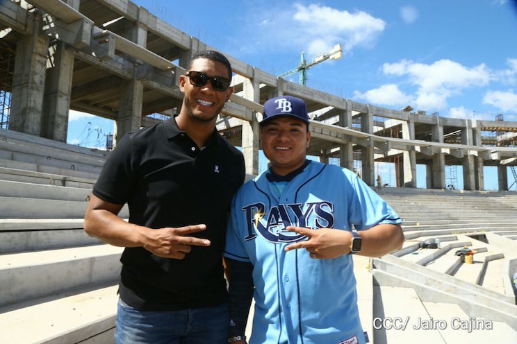 Big leaguers nicas felicitan a Gobierno Sandinista por materializar sueño de un nuevo Estadio Nacional de Béisbol