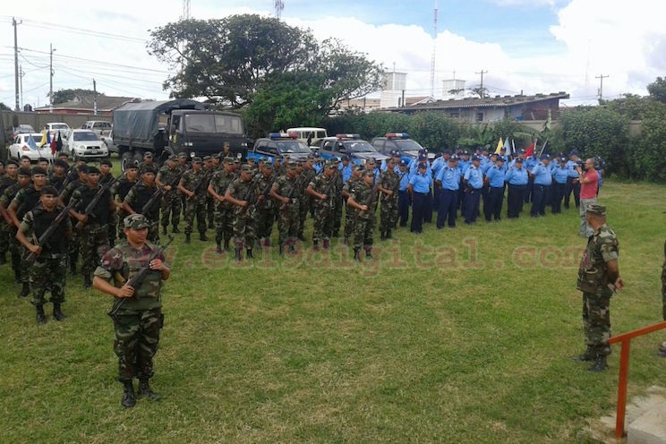 Ejército, Policía y productores lanzan Plan de Seguridad a Cosecha Cafetalera de Managua 2016-2017