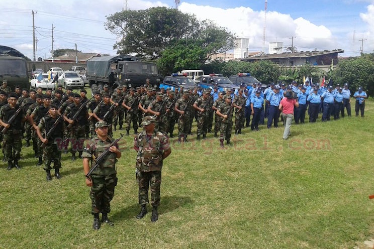 Ejército, Policía y productores lanzan Plan de Seguridad a Cosecha Cafetalera de Managua 2016-2017