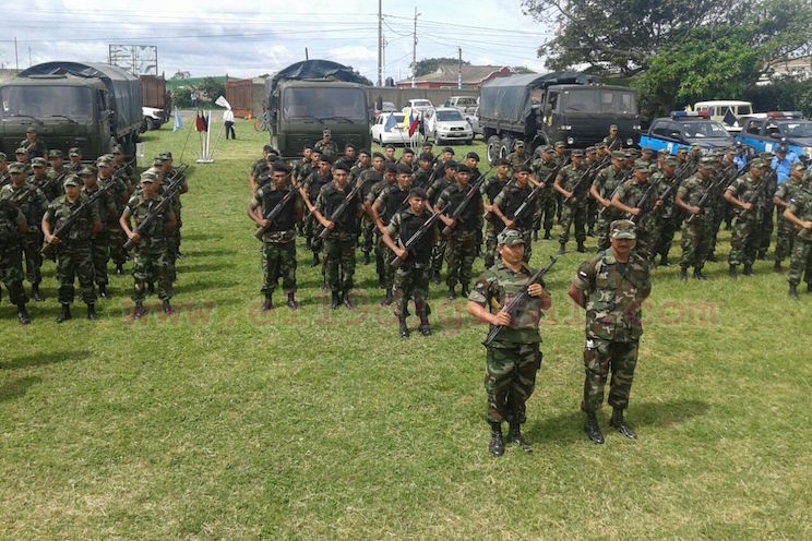 Ejército, Policía y productores lanzan Plan de Seguridad a Cosecha Cafetalera de Managua 2016-2017